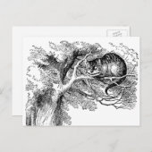 ヴィンテージアリスinワンダーランドチェシャーキャット ポストカード (正面/裏面)