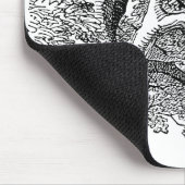 ヴィンテージアリスinワンダーランドチェシャーキャット マウスパッド (コーナー)