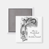 ヴィンテージアリスinワンダーランドチェシャーキャット マグネット (正面/裏面)