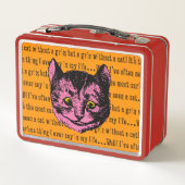 ヴィンテージアリスinワンダーランドチェシャーキャット メタルランチボックス (裏面)