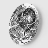 ヴィンテージアリスinワンダーランドチェシャーキャット ラージ壁時計 (傾斜)