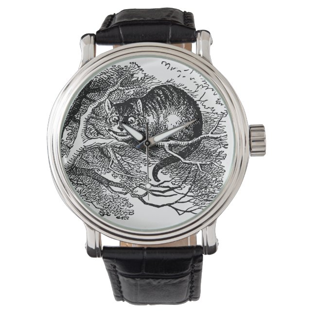 ヴィンテージアリスinワンダーランドチェシャーキャット 腕時計 (正面)