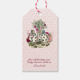 ヴィンテージアリスinワンダーランドティーパーティーカスタムパーティー ギフトタグ