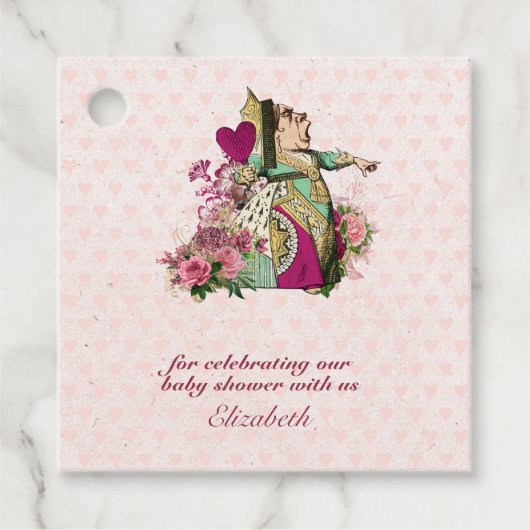 ヴィンテージアリスinワンダーランドティーパーティーカスタムパーティー フェイバータグ (正面)