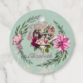 ヴィンテージアリスinワンダーランドティーパーティーカスタムパーティー フェイバータグ