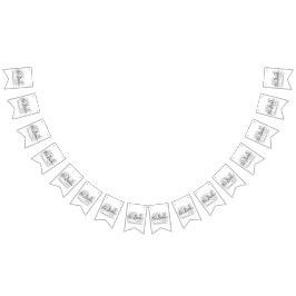 ヴィンテージアリスinワンダーランドティーパーティーテーマバナー バンティングフラッグ