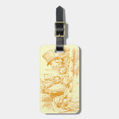 ヴィンテージアリスinワンダーランドティーパーティー ラゲッジタグ (正面縦)