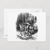 ヴィンテージアリスinワンダーランドディアカウンバンビプリント ポストカード (正面/裏面)