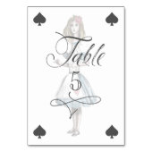 ヴィンテージアリスinワンダーランドトールアリスキャラクター テーブルナンバー (裏面)