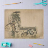 ヴィンテージアリスinワンダーランドハンプティダンプティ 薄葉紙 (クラフト)