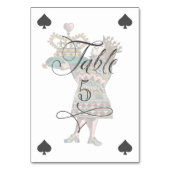 ヴィンテージアリスinワンダーランドハート テーブルナンバー (裏面)