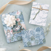 ヴィンテージアリスinワンダーランドピンクローゼデクページ ラッピングペーパーシート