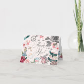 ヴィンテージアリスinワンダーランドフェアユタールコラージュ サンキューカード (正面)