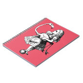 ヴィンテージアリスinワンダーランドフラミンゴ ノートブック (左側)