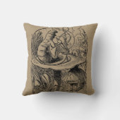 ヴィンテージアリスinワンダーランドフーカキャタピラー クッション (裏面)