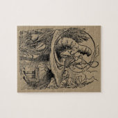 ヴィンテージアリスinワンダーランドフーカキャタピラー ジグソーパズル (横)