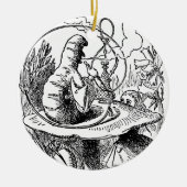 ヴィンテージアリスinワンダーランドフーカキャタピラー セラミックオーナメント (正面)