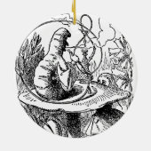 ヴィンテージアリスinワンダーランドフーカキャタピラー セラミックオーナメント (裏面)