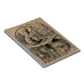 ヴィンテージアリスinワンダーランドフーカキャタピラー ノートブック (右側)