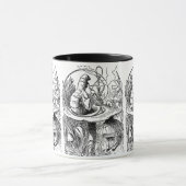 ヴィンテージアリスinワンダーランドフーカキャタピラー マグカップ (中央)