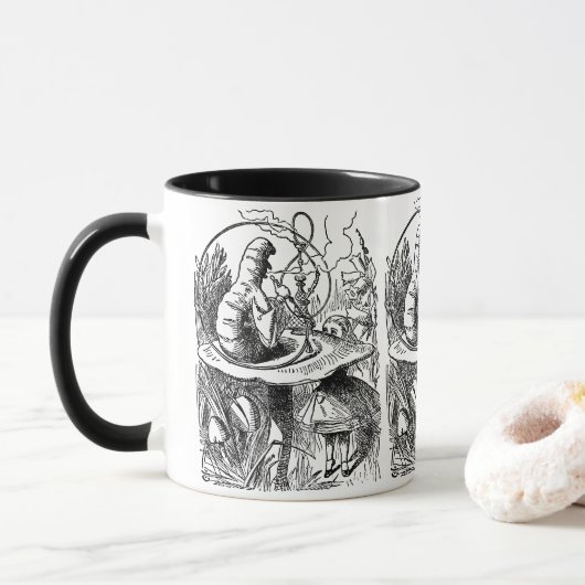 ヴィンテージアリスinワンダーランドフーカキャタピラー マグカップ (ドーナツ)