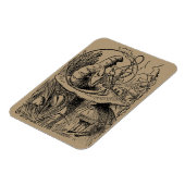 ヴィンテージアリスinワンダーランドフーカキャタピラー マグネット (左側)