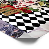 ヴィンテージアリスinワンダーランドホワイトウサギ ポスター (角)