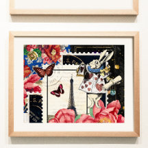 ヴィンテージアリスinワンダーランドホワイトウサギ