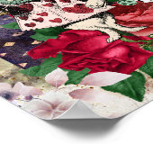 ヴィンテージアリスinワンダーランドホワイトウサギ ポスター (角)