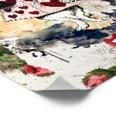 ヴィンテージアリスinワンダーランドホワイトウサギ ポスター (角)