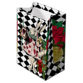 ヴィンテージアリスinワンダーランドホワイトウサギ ミディアムペーパーバッグ (正面アングル)