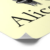 ヴィンテージアリスinワンダーランドポスター ポスター (角)