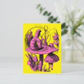 ヴィンテージアリスinワンダーランドムカデ ポストカード (スタンド正面)