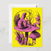 ヴィンテージアリスinワンダーランドムカデ ポストカード (正面/裏面)