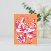 ヴィンテージアリスinワンダーランドムカデ ポストカード (スタンド正面)