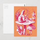 ヴィンテージアリスinワンダーランドムカデ ポストカード (正面/裏面)