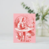 ヴィンテージアリスinワンダーランドムカデ ポストカード (スタンド正面)