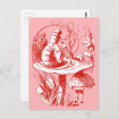 ヴィンテージアリスinワンダーランドムカデ ポストカード (正面/裏面)