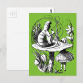 ヴィンテージアリスinワンダーランドムカデ ポストカード (正面/裏面)