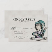 ヴィンテージアリスinワンダーランド不機嫌ハッター結婚ズ 出欠カード (正面/裏面)