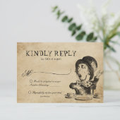 ヴィンテージアリスinワンダーランド不機嫌ハッター結婚ズ 出欠カード (スタンド正面)