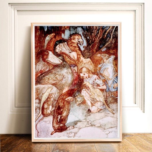 ヴィンテージアリスinワンダーランド動物の友だち ポスター