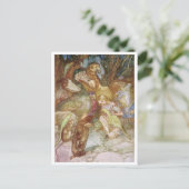 ヴィンテージアリスinワンダーランド動物の友だち ポストカード (スタンド正面)