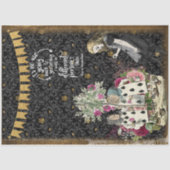 ヴィンテージアリスinワンダーランド引用文とカード 薄葉紙 (正面)