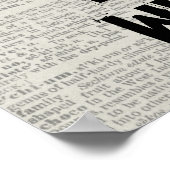 ヴィンテージアリスinワンダーランド引用文ハンドサイン ポスター (角)