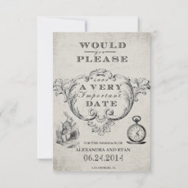 ヴィンテージアリスinワンダーランド日付を保存 セーブザデート