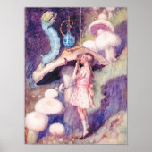 ヴィンテージアリスinワンダーランド毛虫 ポスター (正面)