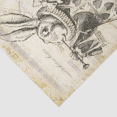 ヴィンテージアリスinワンダーランド白うさぎのデコパージュ 薄葉紙 (詳細)