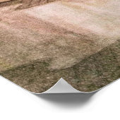 ヴィンテージアリスinワンダーランド白うさぎ ポスター (角)