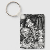 ヴィンテージアリスinワンダーランド白騎士オンホース キーホルダー (正面)